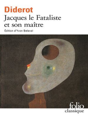 cover image of Jacques le Fataliste et son maître